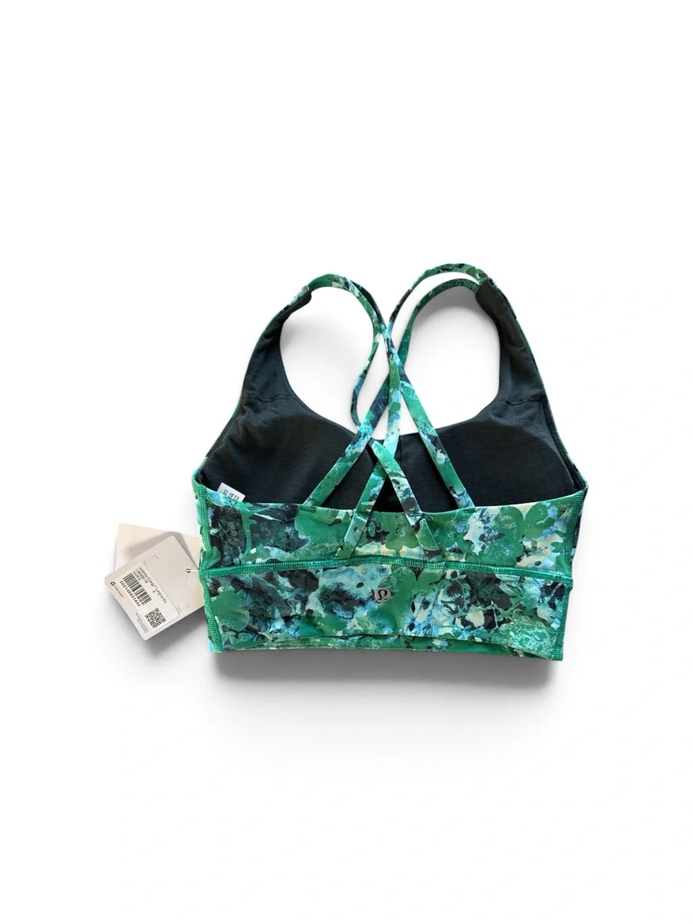 LULULEMON ATHLETICA Energy Longline bra 4 True Navy/Utility Blue NWT
